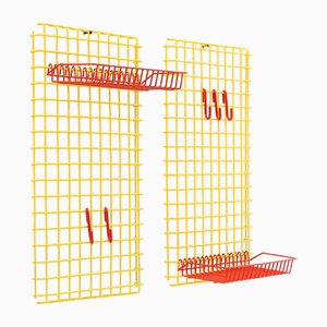 Metal Wall Grids, 1970s, Set of 9