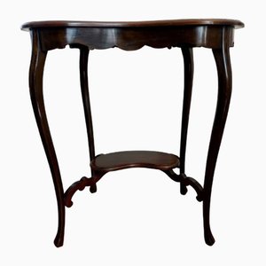 Antique Victorian Kidney Shaped Table in Mahogany, 1880