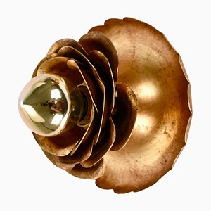 Gilded Flower Wall Sconce by Banci Firenze