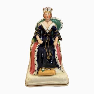 Figurine Royale Ancien Portrait de la Reine Victoria de Staffordshire, 1870