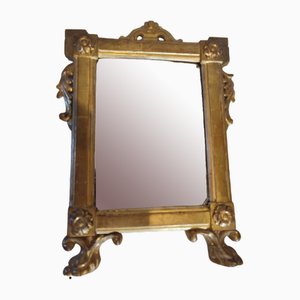 Pre-War Wooden Carved Mirror