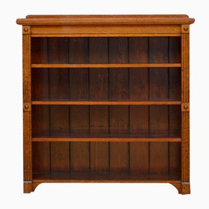 Arts and Crafts Oak Open Bookcase, 1890s