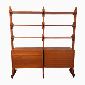 Vintage Wandregal aus Teak, 1960er