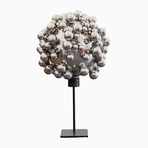 Italian Artist, Sculpture with Spheres of Various Sizes, 1970, Steel