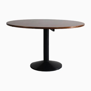 Table Ronde TL30 en Métal et Bois par Franco Albini pour Poggi, Italie, 1950s