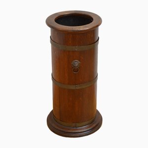 19th Century Oak Coopered Stick Stand, 1890s