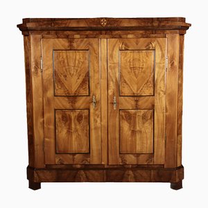 Antique Biedermeier Cabinet in Walnut, 1820s