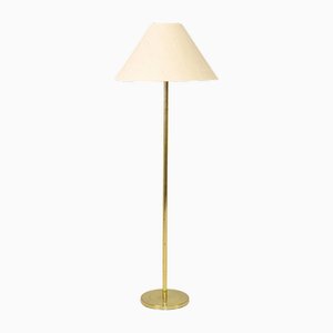 Scandinavian Floor Lamp with Gold Base, 1960s