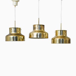 Lámparas de suspensión Bumling de Anders Pehrson para Ateljé Lyktan, Suecia, años 60. Juego de 3