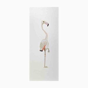 Lithographie Alberto Mastroianni, Flamingo, 1970s