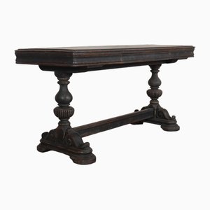 English Painted Oak Console