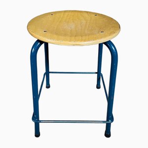 Stool with Blue Legs