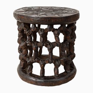 African Art Bamileke Stool, Cameroon, 1950s
