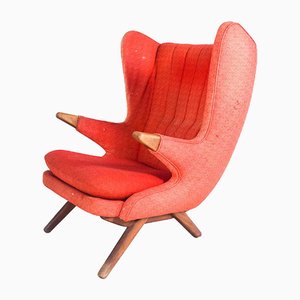 Model 91 Papa Bear Lounge Chair by Svend Skipper, 1950s