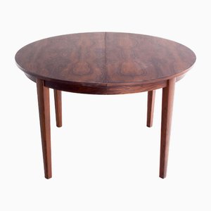 Danish Rosewood Extending Dining Table, 1960s