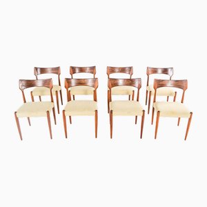 Dining Chairs from Bernhard Pedersen & Søn, 1960s, Set of 8