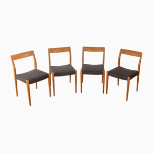 Dining Chairs, 1950s, Set of 4