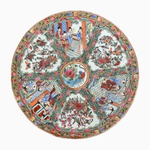 Large Antique Chinese Canton Charger Plate, 1900s