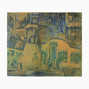 Jekaterina Gryazeva, Morning City, 2000s, Etching