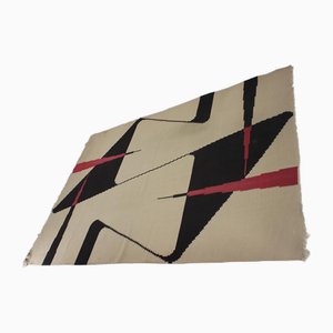 Tappeto Kilim Mid-Century dal design astratto, anni '60