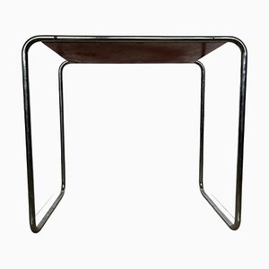 Mesa auxiliar Bauhaus de cromo B9 atribuida a Marcel Breuer para Mücke Melder, años 30