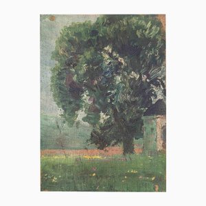 Egon Schiele, Tree, Lithograph, 1990