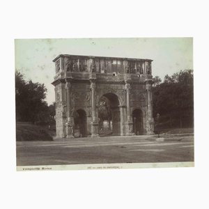 Ludovico Tuminello, Arco di Costantino, Fotografia d'epoca, inizio XX secolo