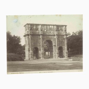 Ludovico Tuminello, Arco de Constantino, Fotografía vintage, Principios del siglo XX