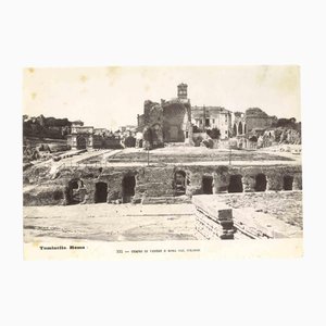 Ludovico Tuminello, Vista del Coliseo, Fotografía vintage, de principios del siglo XX