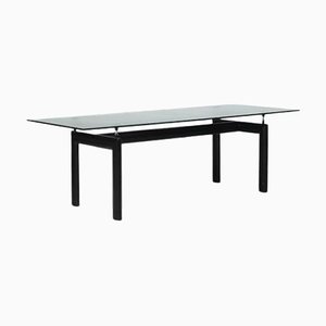 Mesa de comedor LC6 de Le Corbusier para Cassina, Italia, años 80