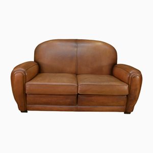 Club Sofa in Brown Leather, 1970s