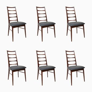 Danish Lis Dining Chairs attributed to Niels Koefoed for Koefoeds Hornslet, 1960s, Set of 6