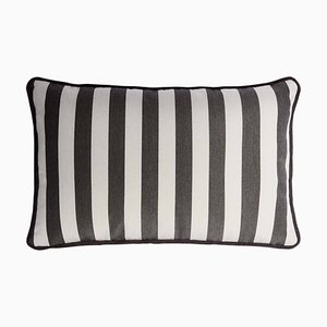 Striped Outdoor Happy Cushion Cover from Lo Decor