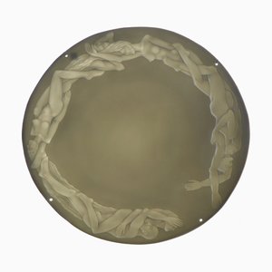 Lámpara en relieve Lithophane & Bone de porcelana de Ilona Romule