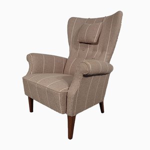 Fauteuil Mid-Century en Laine, 1950s