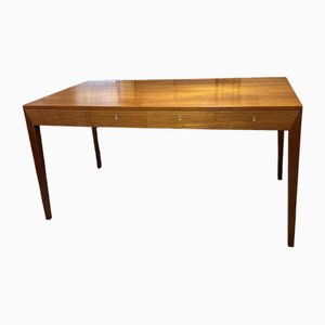 Scrivania in teak di Severin Hansen per Haslev, anni '60