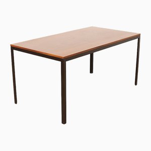 Swiss Victorian Table in Steel and Mahogany, 1959