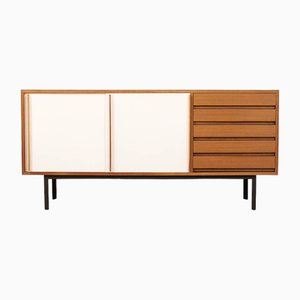 Swiss Victorian Sideboard in Steel and Mahogany, 1958