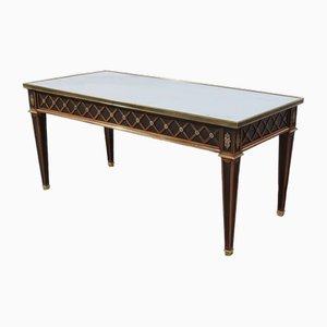 Louis XVI Marble Wooden Coffee Table, 1950