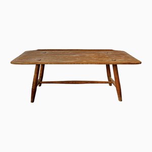 Vintage Coffee Table in Beech and Elm by Lucian Ercolani for Ercol, 1928