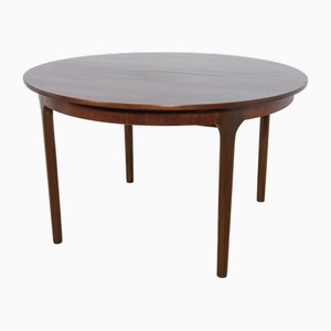 Rosewood Round Extendable Dining Table from McIntosh, 1960s