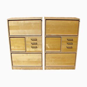 Filing Cabinets, 1990s, Set of 2