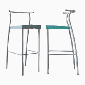 Set of Vintage Hi-Glob Bar Stools by Philippe Starck for Kartell, 1990s