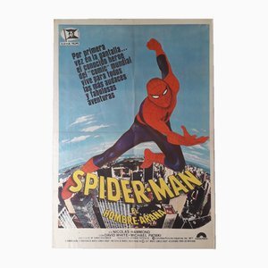Póster de la película española Spiderman, años 70
