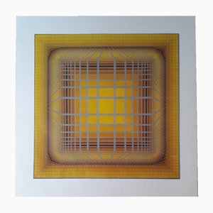 Póster de arte Victor Vasarely, años 70