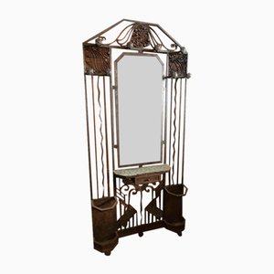 Art Deco Wrought Iron Cloakroom