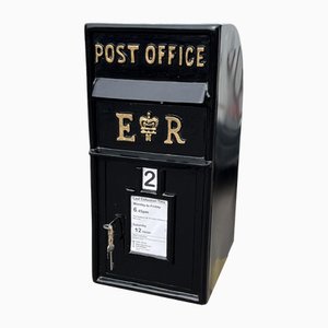 Black Post Box with Keys