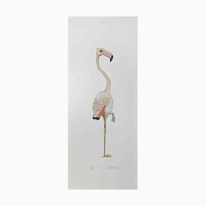 Alberto Mastroianni, Flamingo, Litografia, anni '70