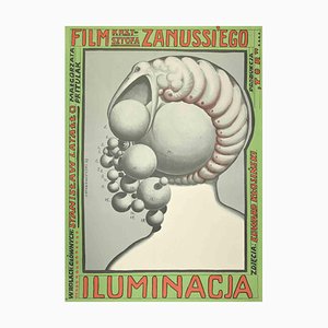 Vintage Iluminacia Zanussi Ego Poster Offset, 1973