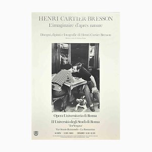 Vintage Henri Cartier Bresson Exhibition Poster Offset, 1983